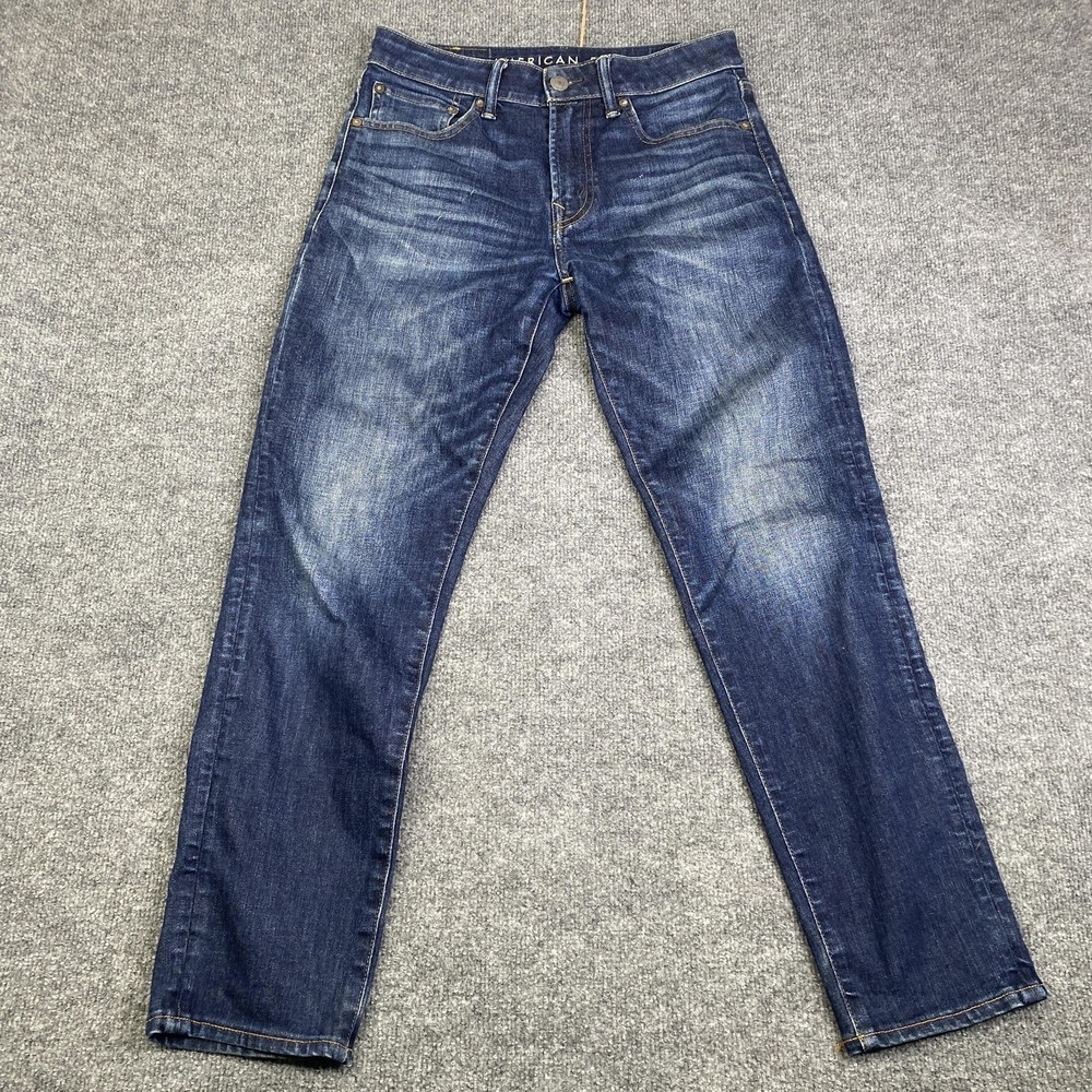 American Eagle Outfitters AirFlex+ Athletic Taper Jeans Mens 29x30 Blue
